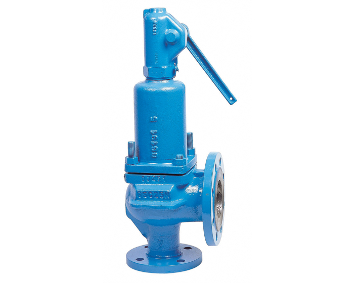 Carbon steel flanged safety valve 6302 PN40 DN25 0.45-0.68 bar